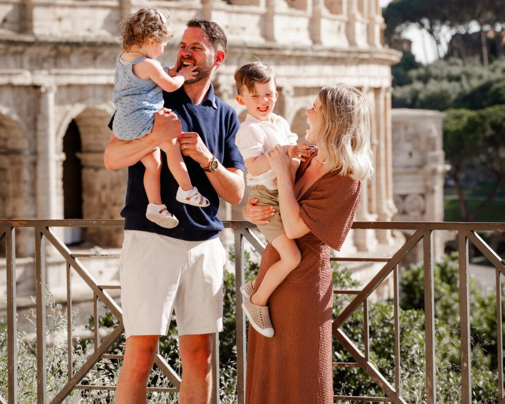 family photographer Rome capturing joyful moments