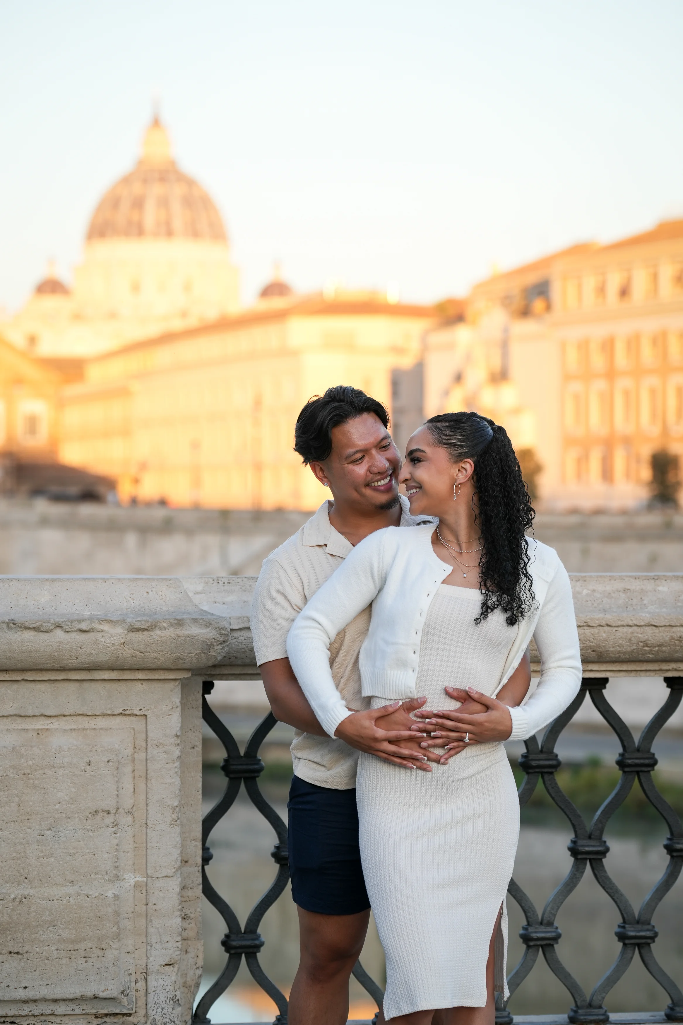 Romantic couple photoshoot in Rome