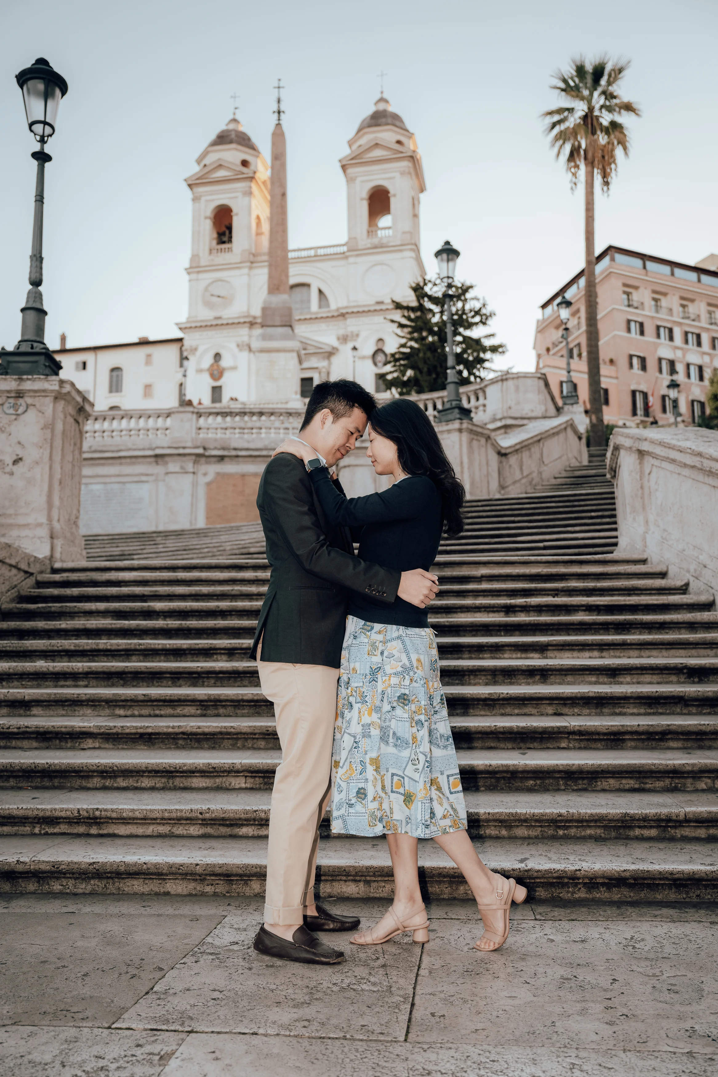 Romantic couple photoshoot in Rome