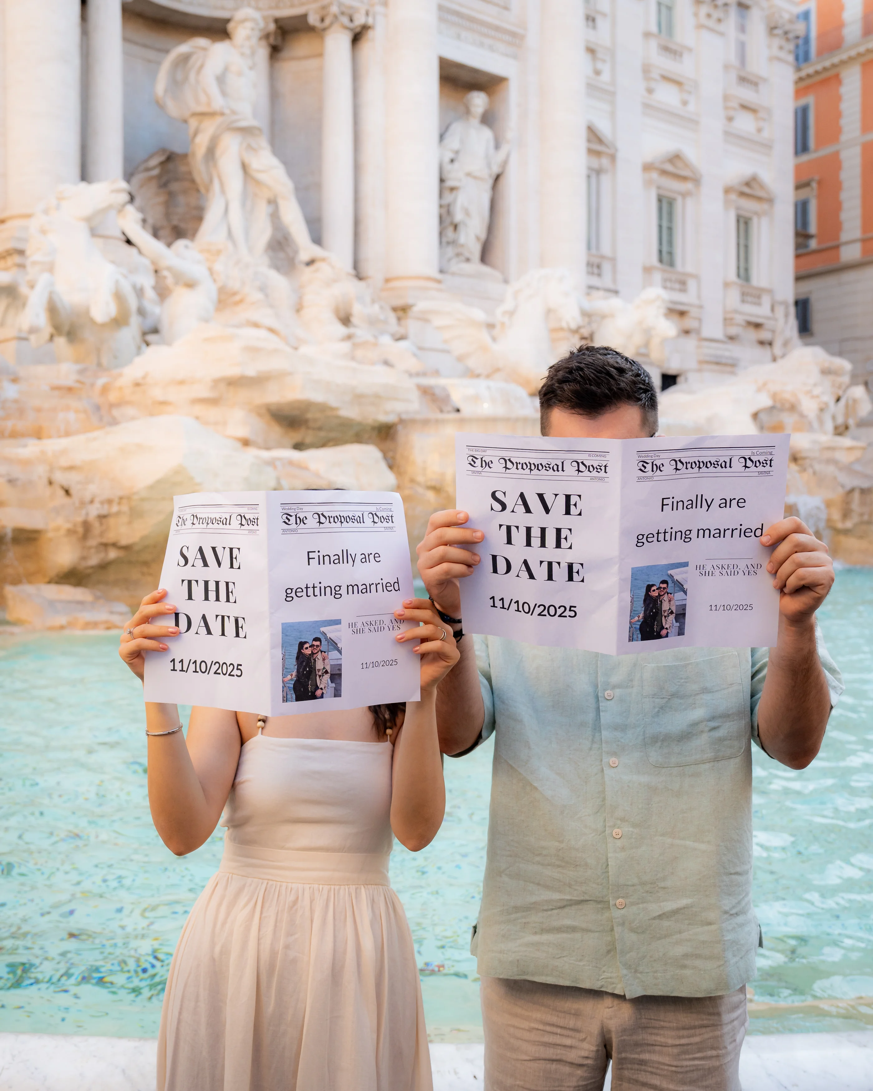 Romantic couple photoshoot in Rome