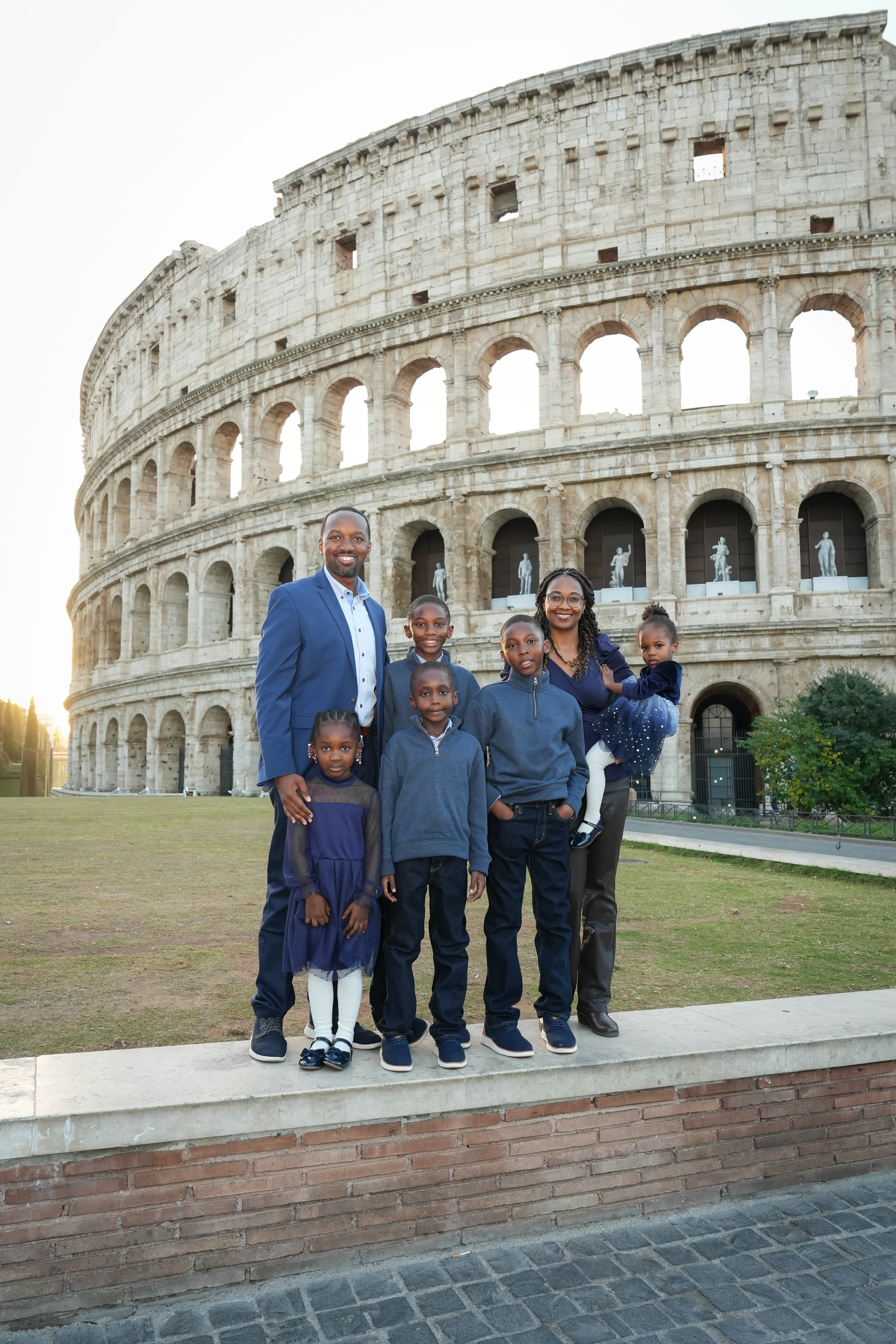 Family photography session in Rome