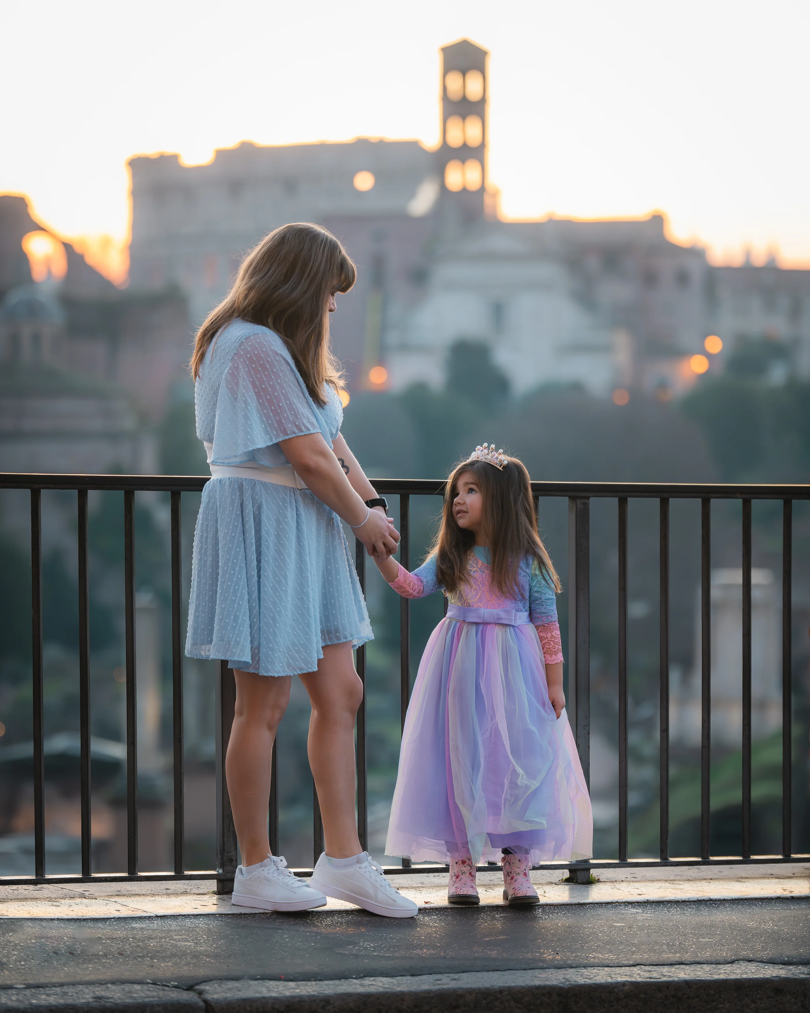 Family photography session in Rome