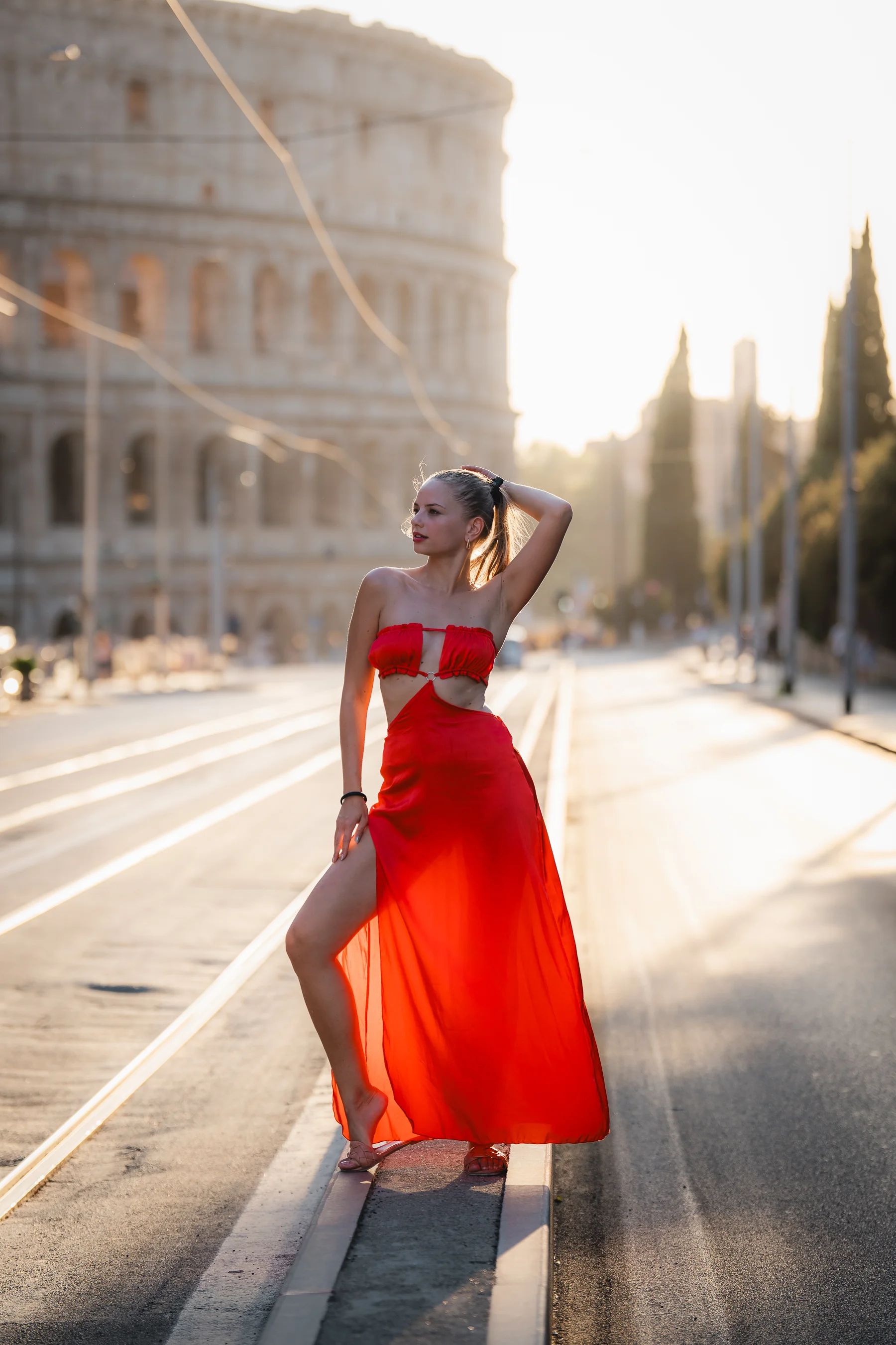 Individual portrait photography in Rome