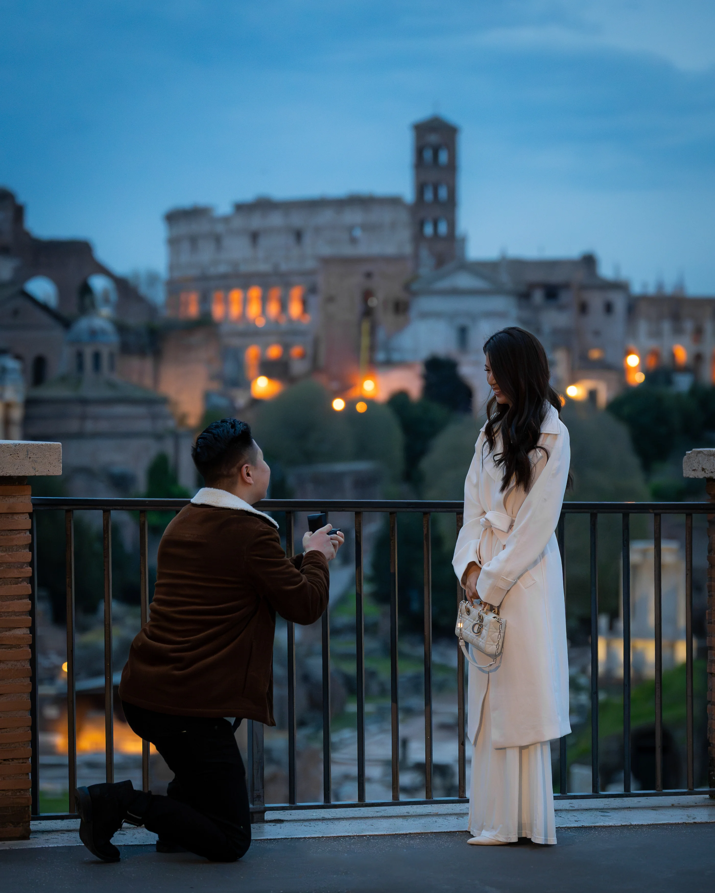 Marriage proposal photography in Rome