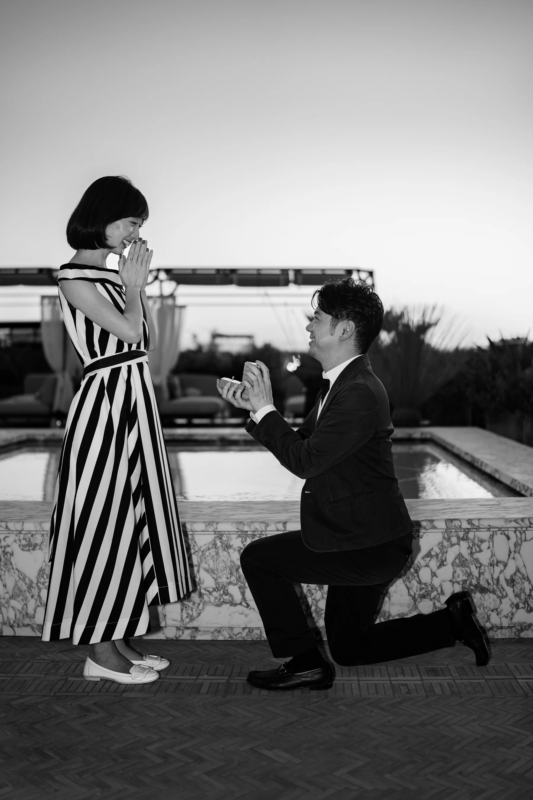 Marriage proposal photography in Rome