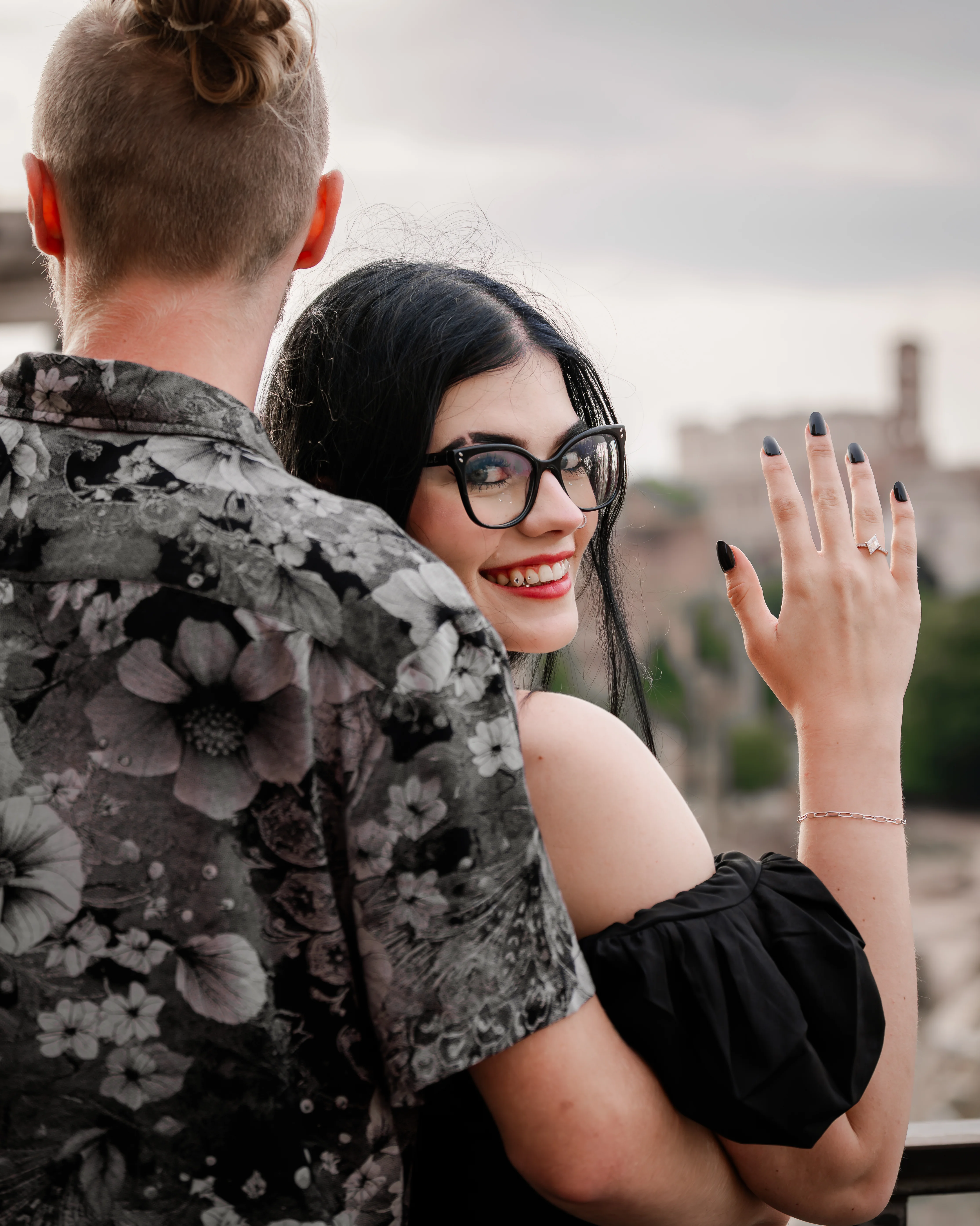 Marriage proposal photography in Rome