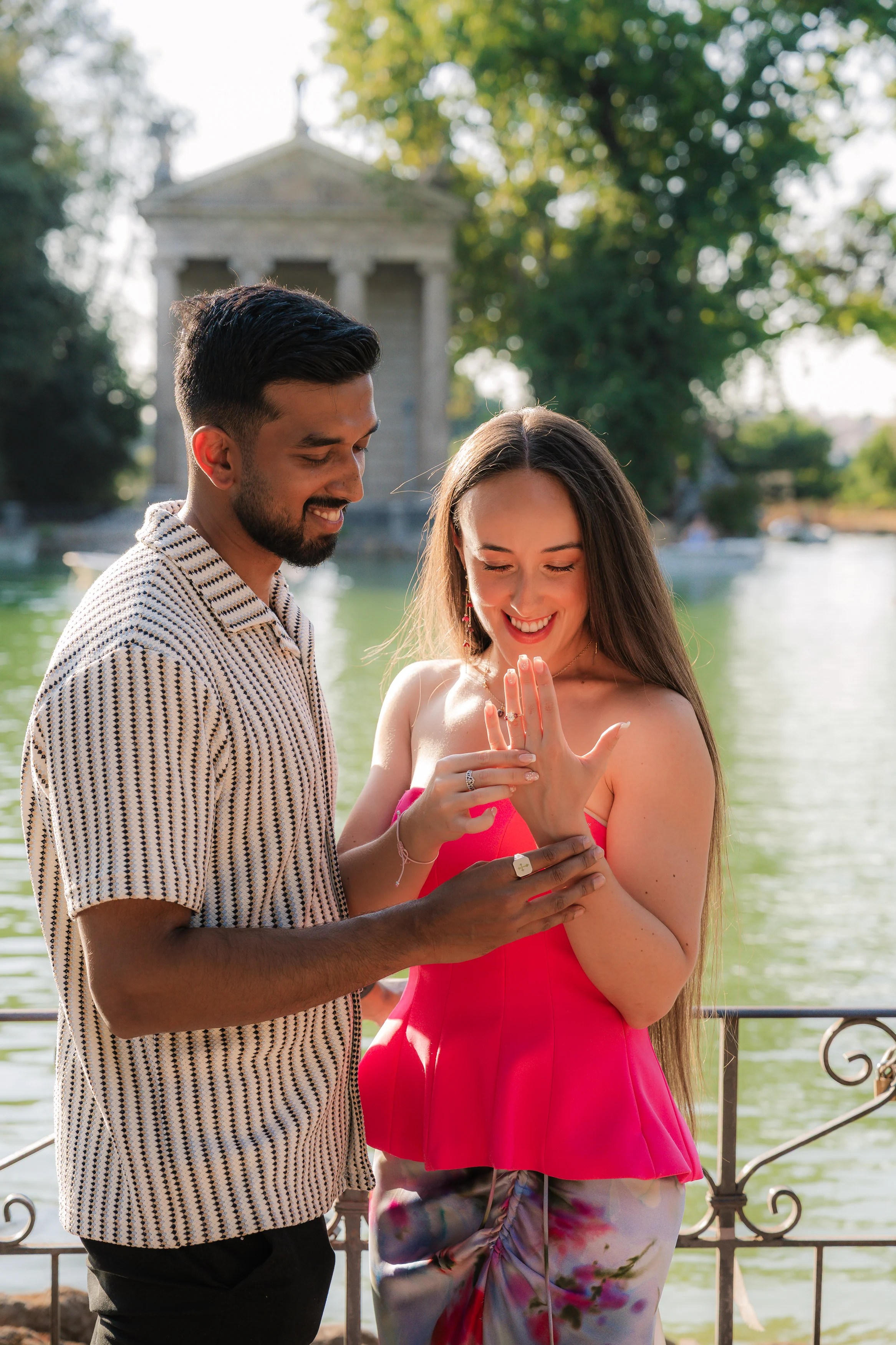 Marriage proposal photography in Rome