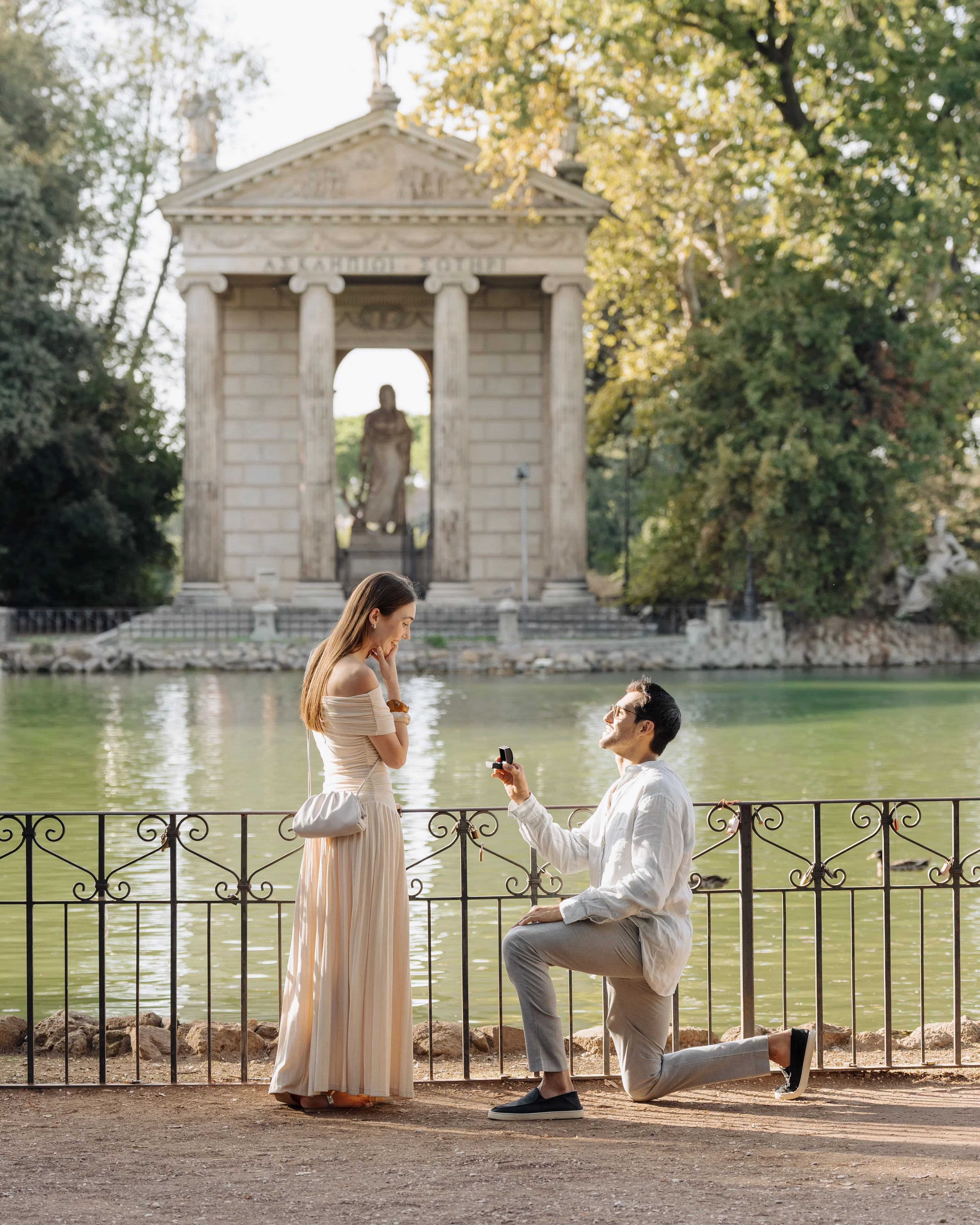 Marriage proposal photography in Rome