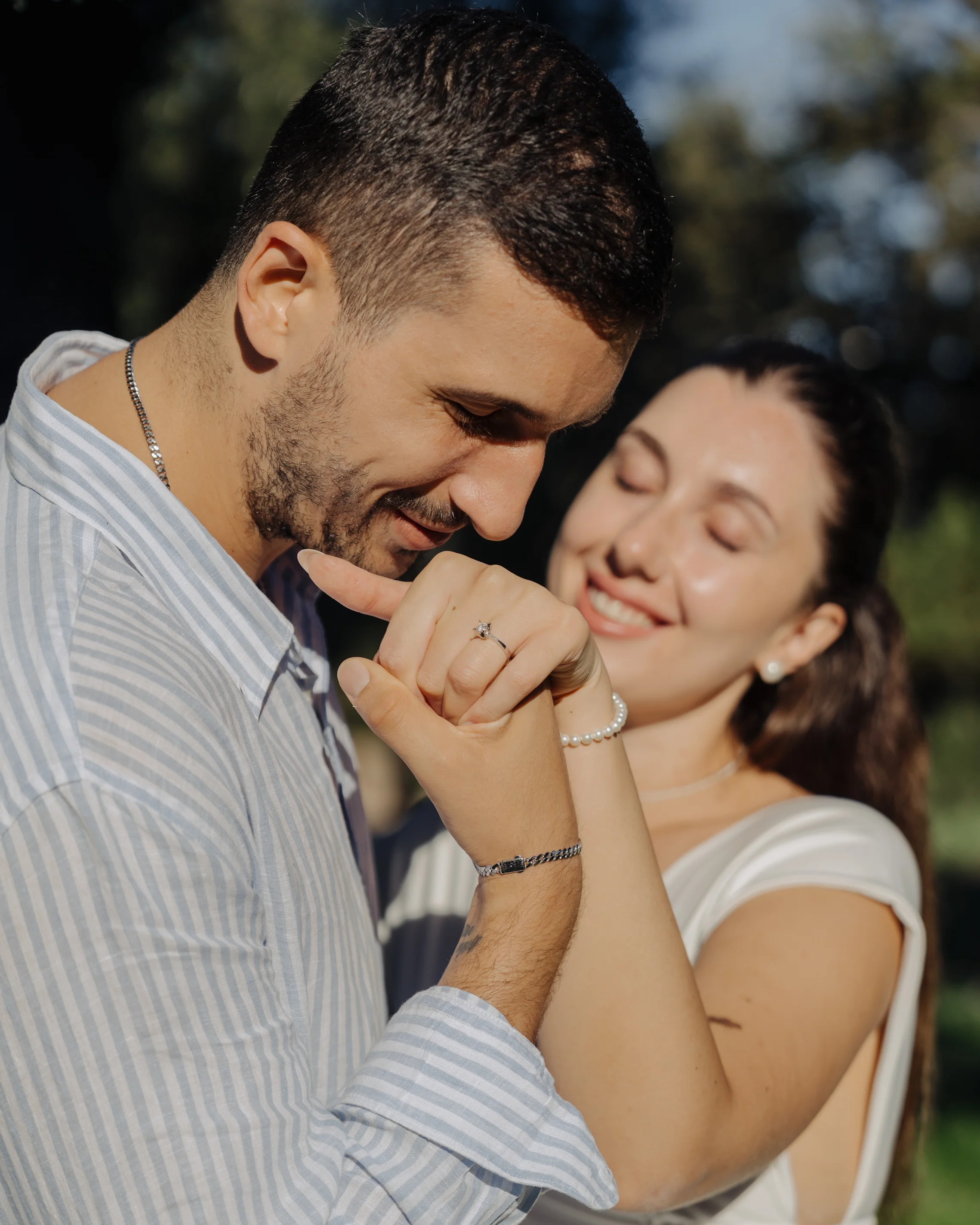 Marriage proposal photography in Rome