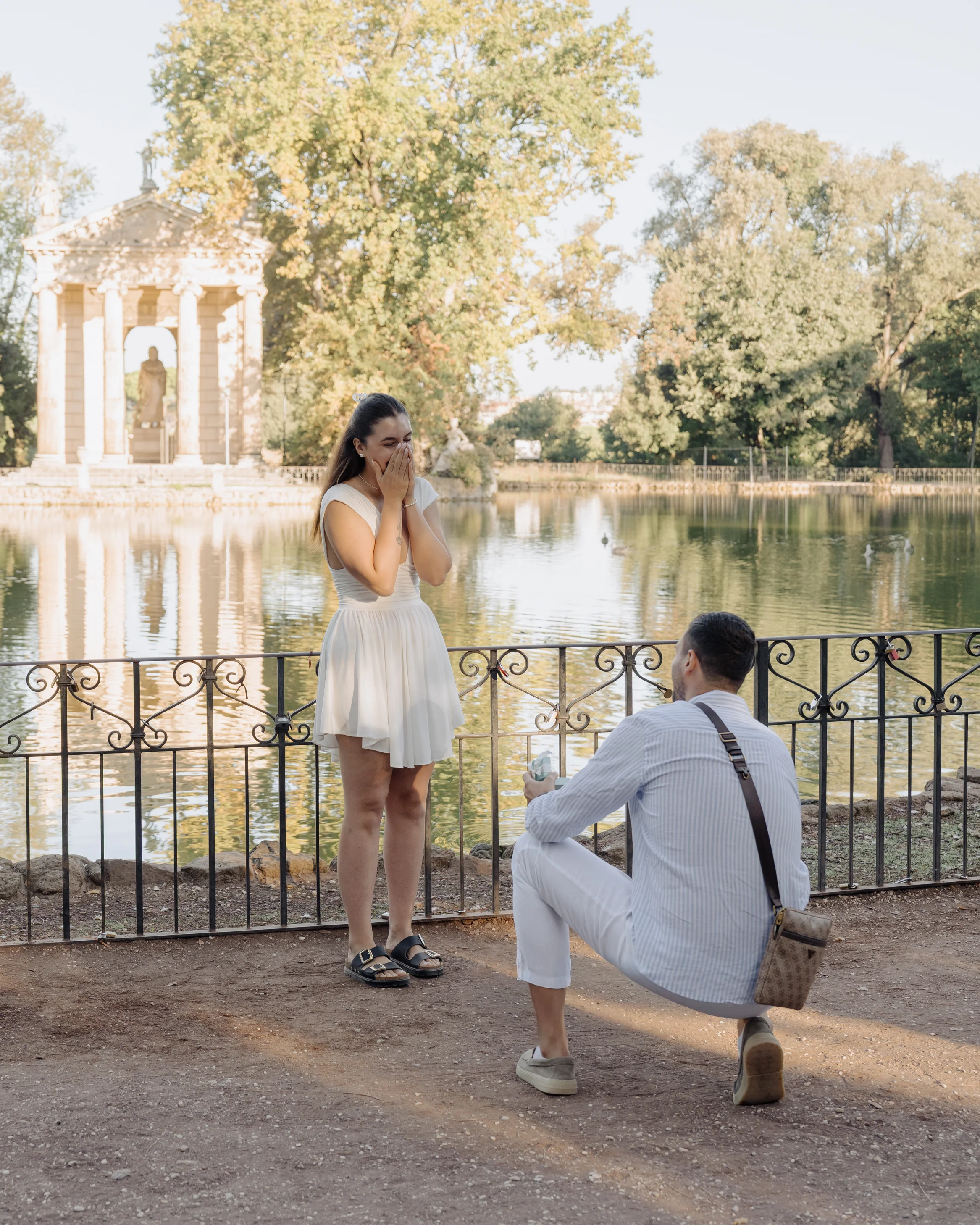 Marriage proposal photography in Rome